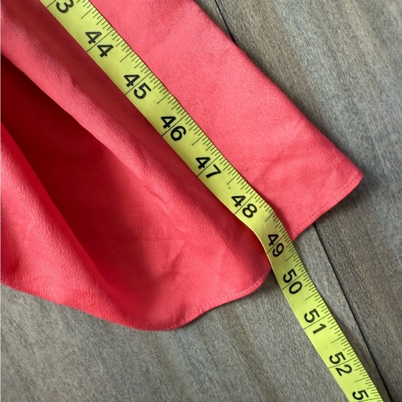 Susana Monaco lattice cutout ruffle maxi dress with pockets pink size 8 - Picture 4 of 6